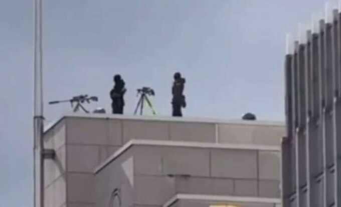 Опубликовано видео со снайперами, охранявшими Зеленского во время визита в Берлин